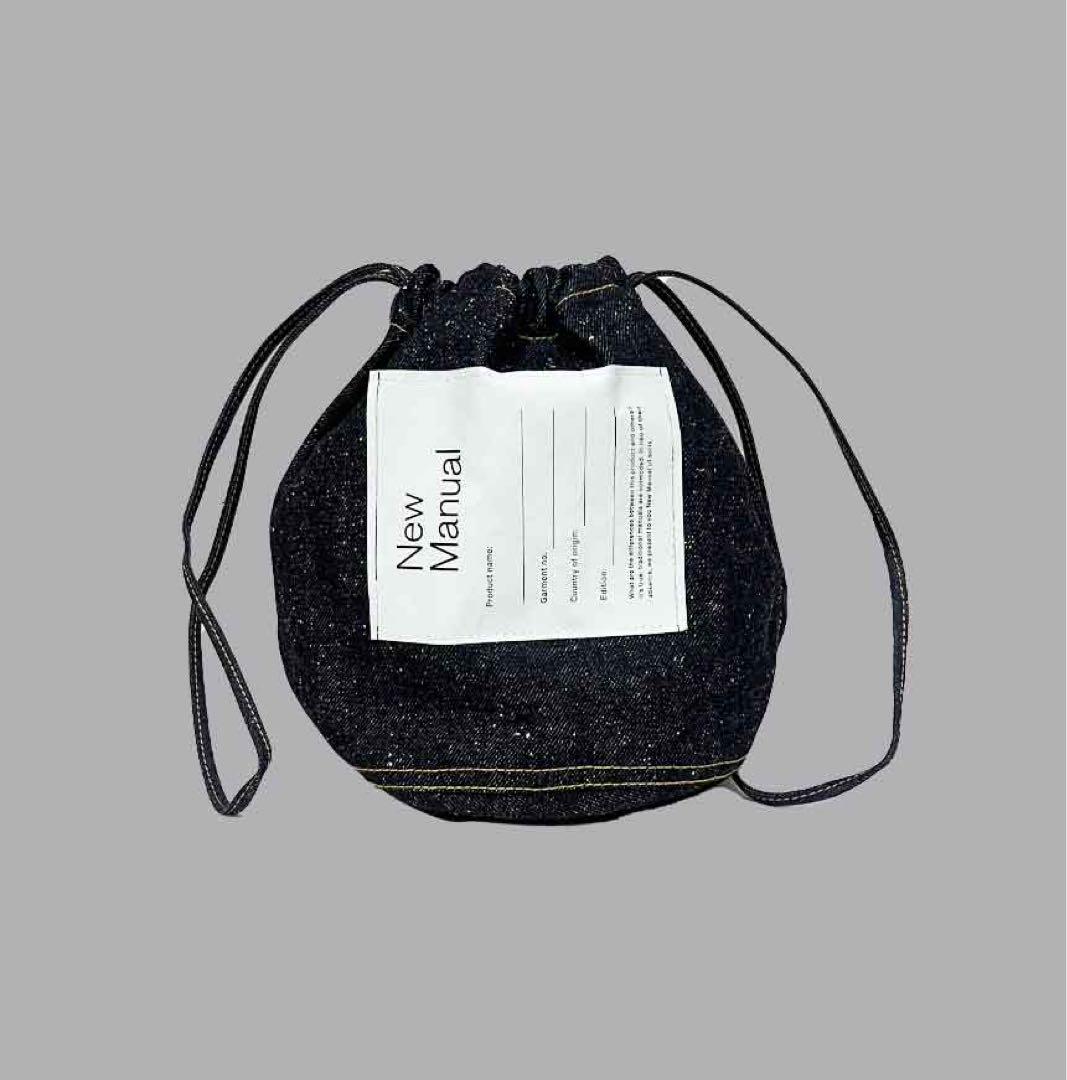NEW MANUAL 別注U.S.M PERSONAL DENIM BAG 巾着