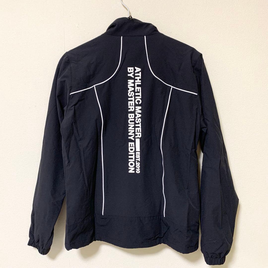 マスターバニーエディションMBE ブラック ロゴラインブルゾン ゴルフジャケットM・MASTER BUNNY EDITION WWW_OLIVIERBERNSTEIN_COM