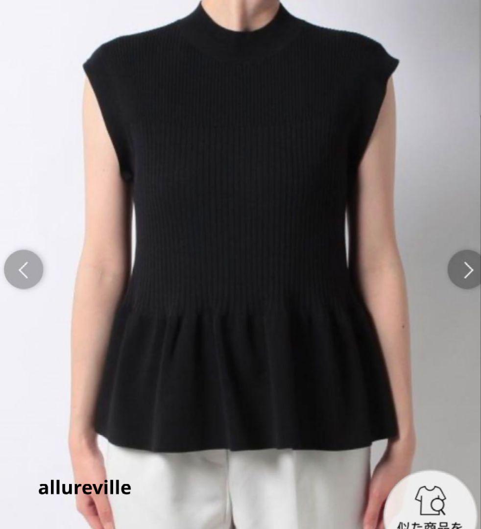 allureville・ペプラムフレンチスリーブプルオーバー
