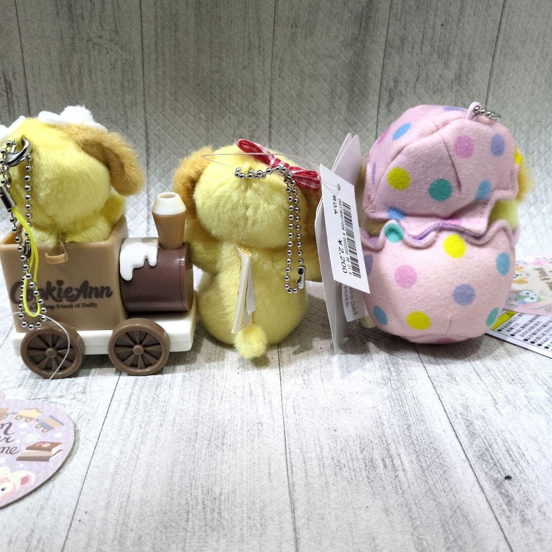 新品　３個セット　クッキーアン　カムファインド　スプリング　ぬいぐるみストラップ