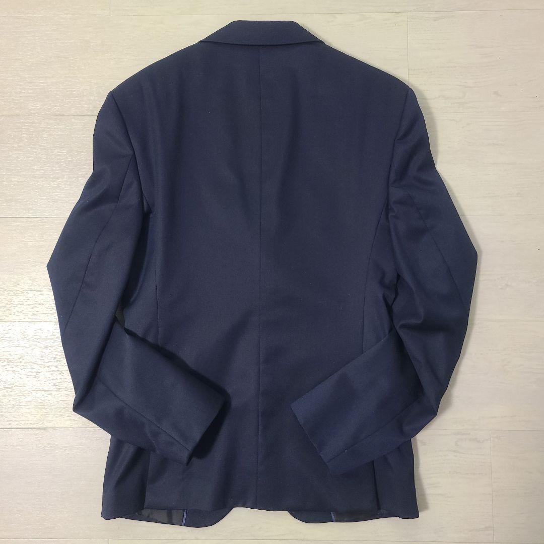 【美品】 ZARA MAN フェイクチーフ スーツ セットアップ ネイビー