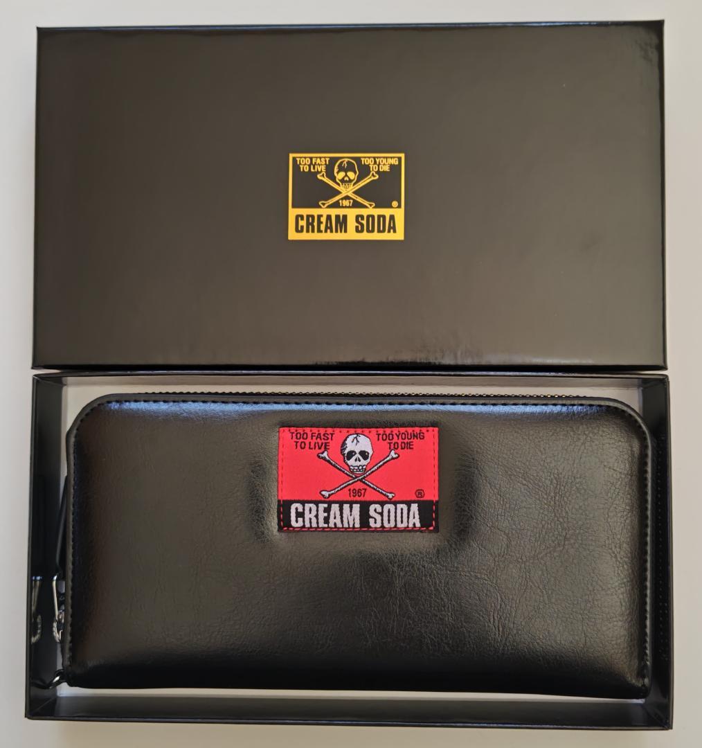 新品】ピンクドラゴン / Cream Soda ラウンドファスナー 財布
