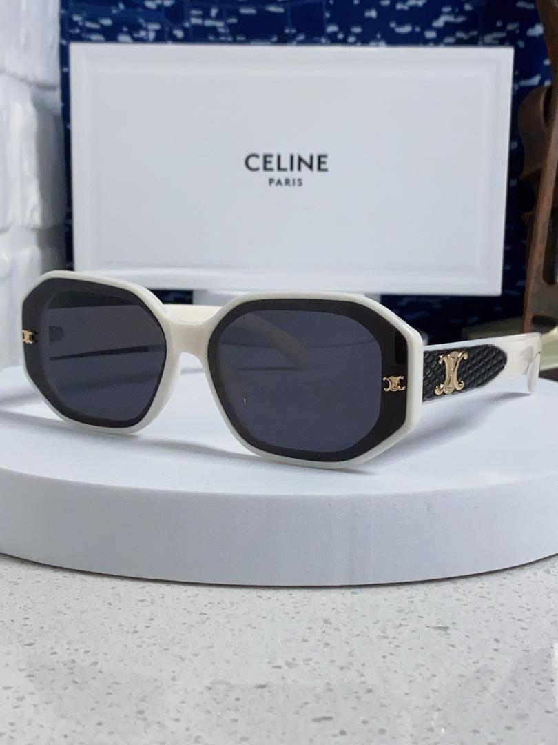 関税・送料込み＊CELINE＊CL40279U Monochroms サングラス Celine Monochroms Cl40278U S (55 - 17) with Grey lenses and