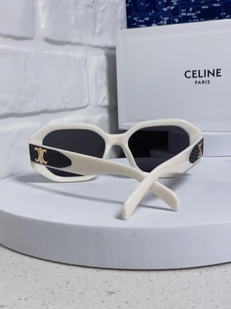 極美品 CELINE オクタゴナルサングラス ブラック 極美品 CELINE オクタゴナルサングラス ホワイト/ブラック