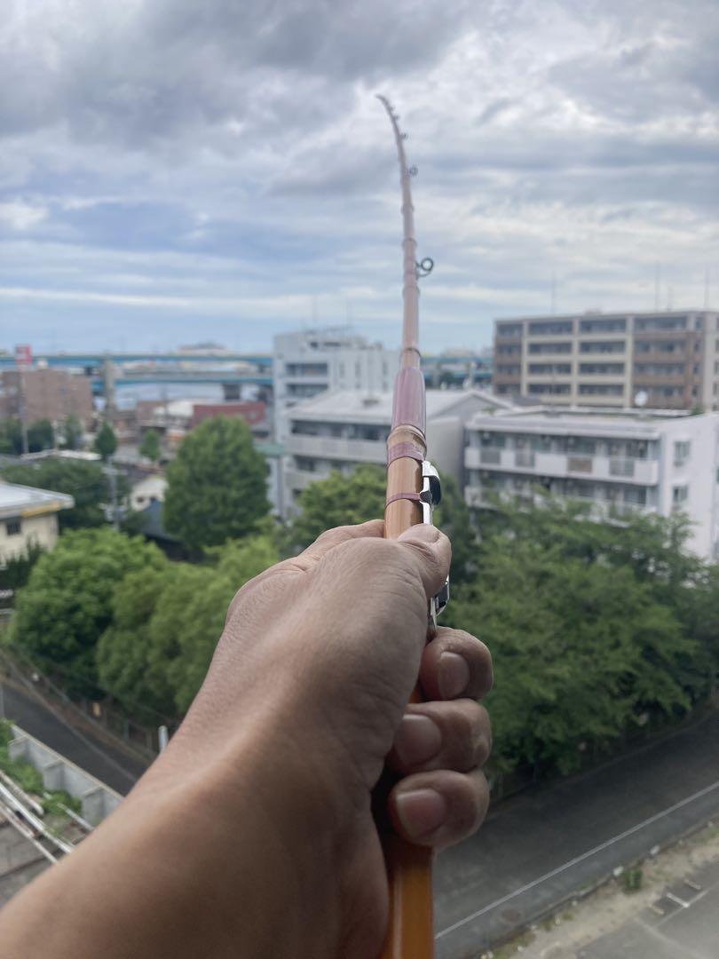 自作ヘチ和竿
