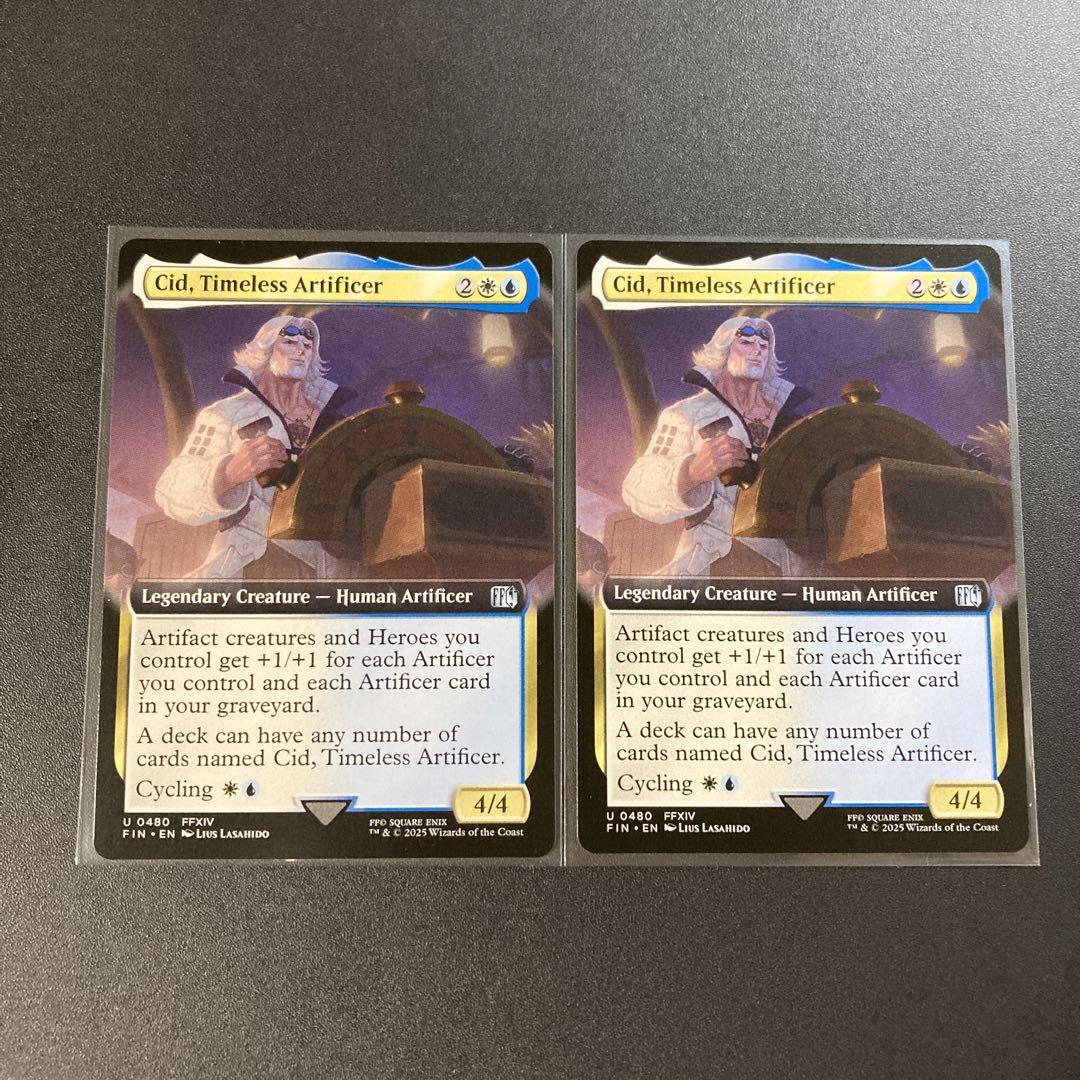 ラスト一枚【Foil】(480)■拡張アート■《独創的な革新者、シド　英語版 FIN)独創的な革新者、シド(0412)(FF7)/CID TIMELESS ARTIFICER