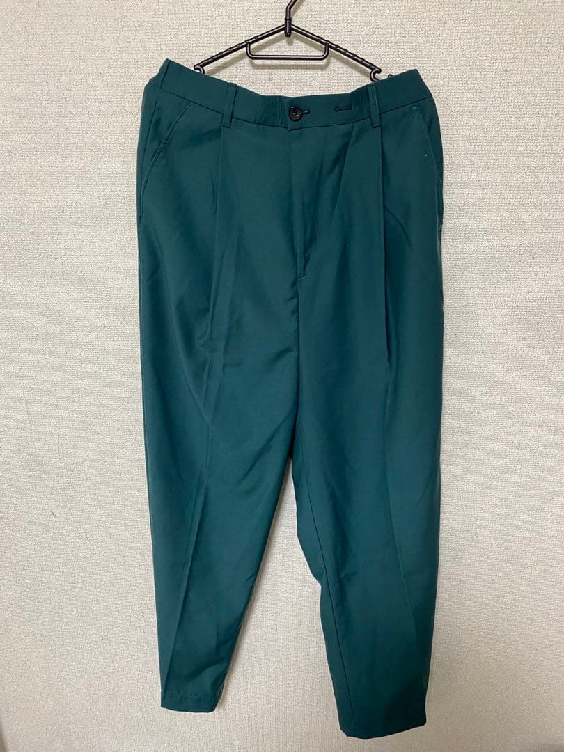 ワイドパンツ グリーン 韓国コーデ sickos 【テレビで話題】 manso.ec