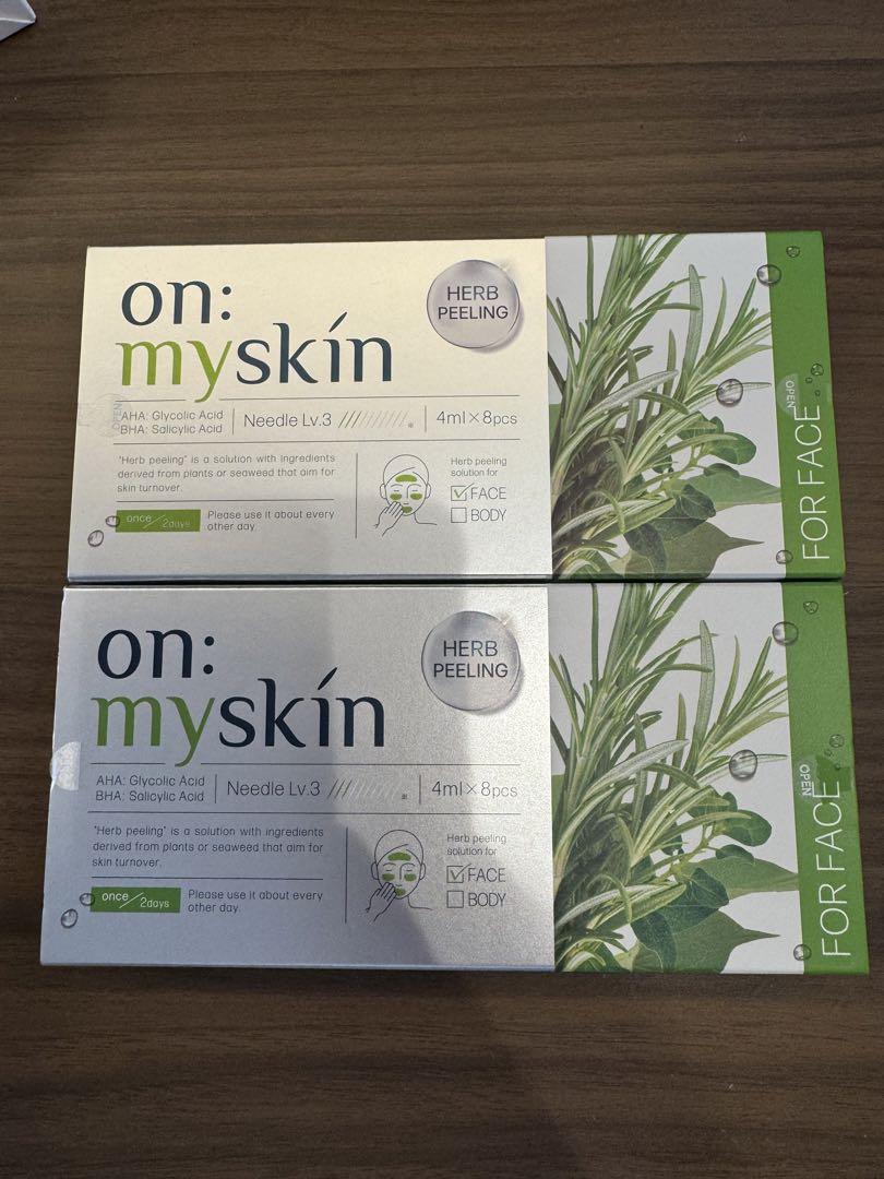 on: myskin ハーブピーリング 4枚入り