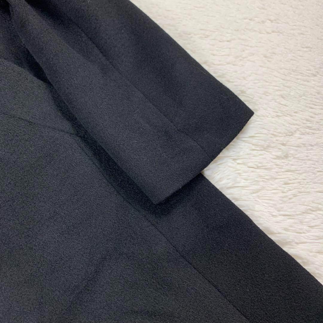 美品　ランバンコレクション　カシミヤ100% コート　ロング丈　S 黒