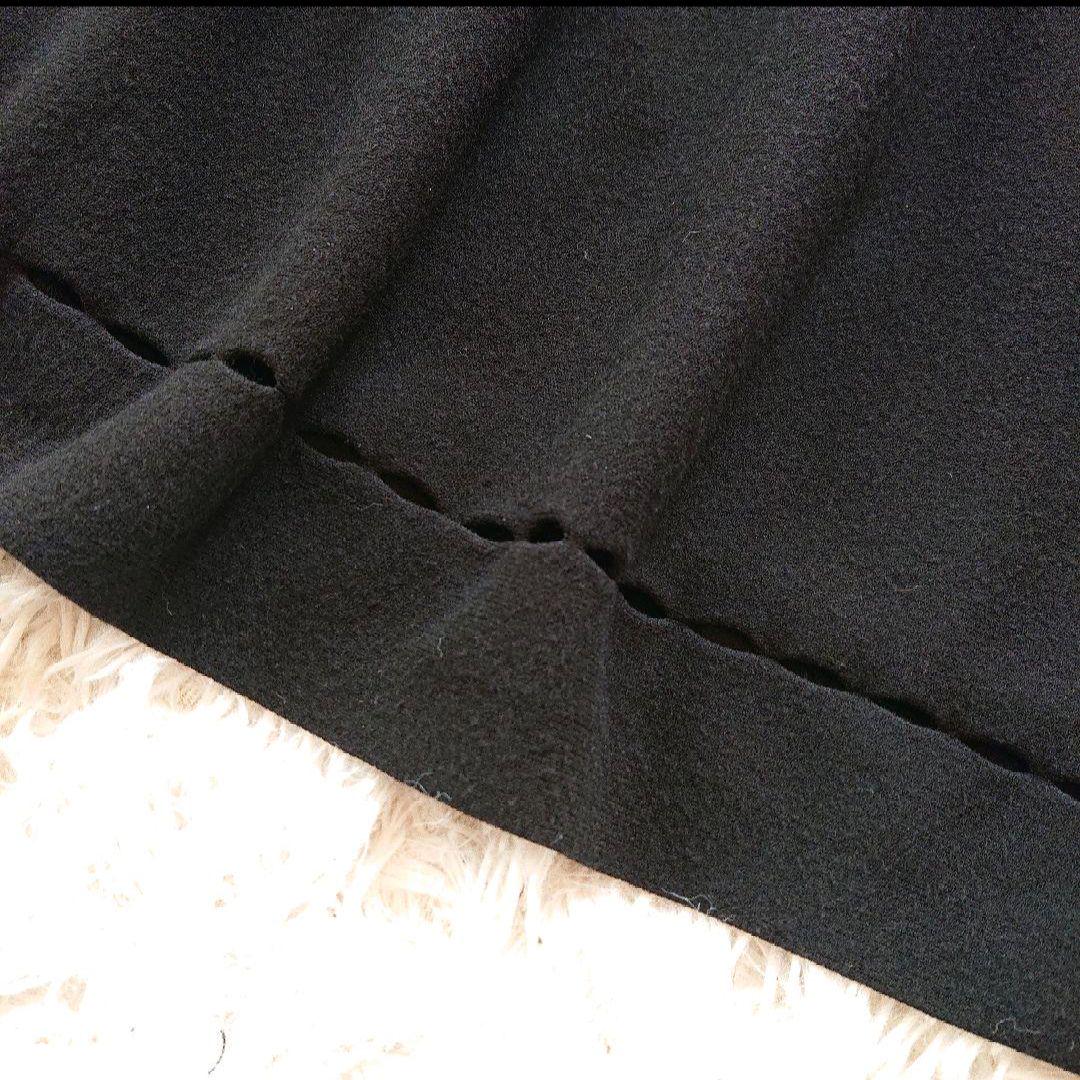 FOXEY】Dress Oval Square 2 ニット ワンピース 黒 - メルカリ