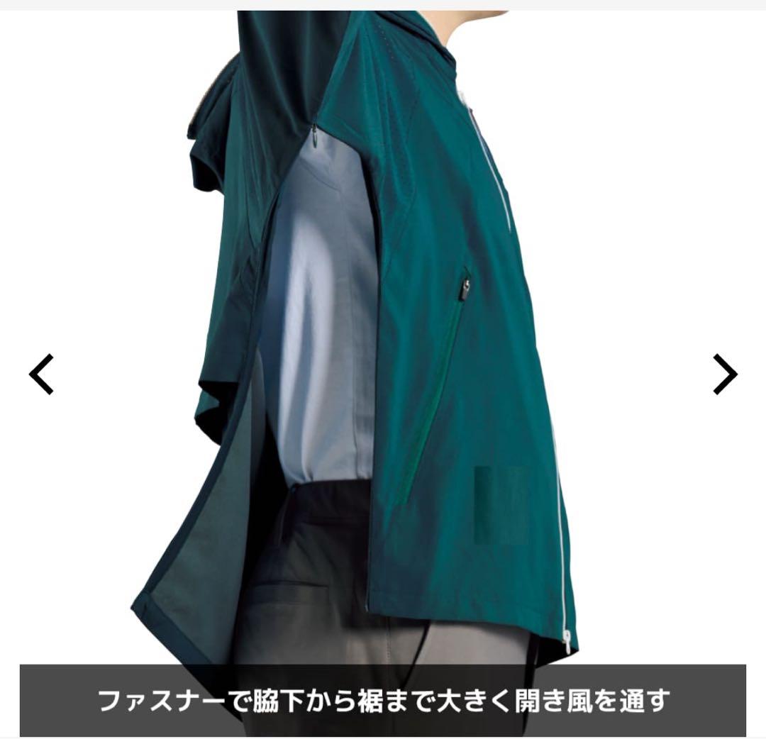 ワークマン エックスシェルター 暑熱 フーディー ブラック L 新品未使用