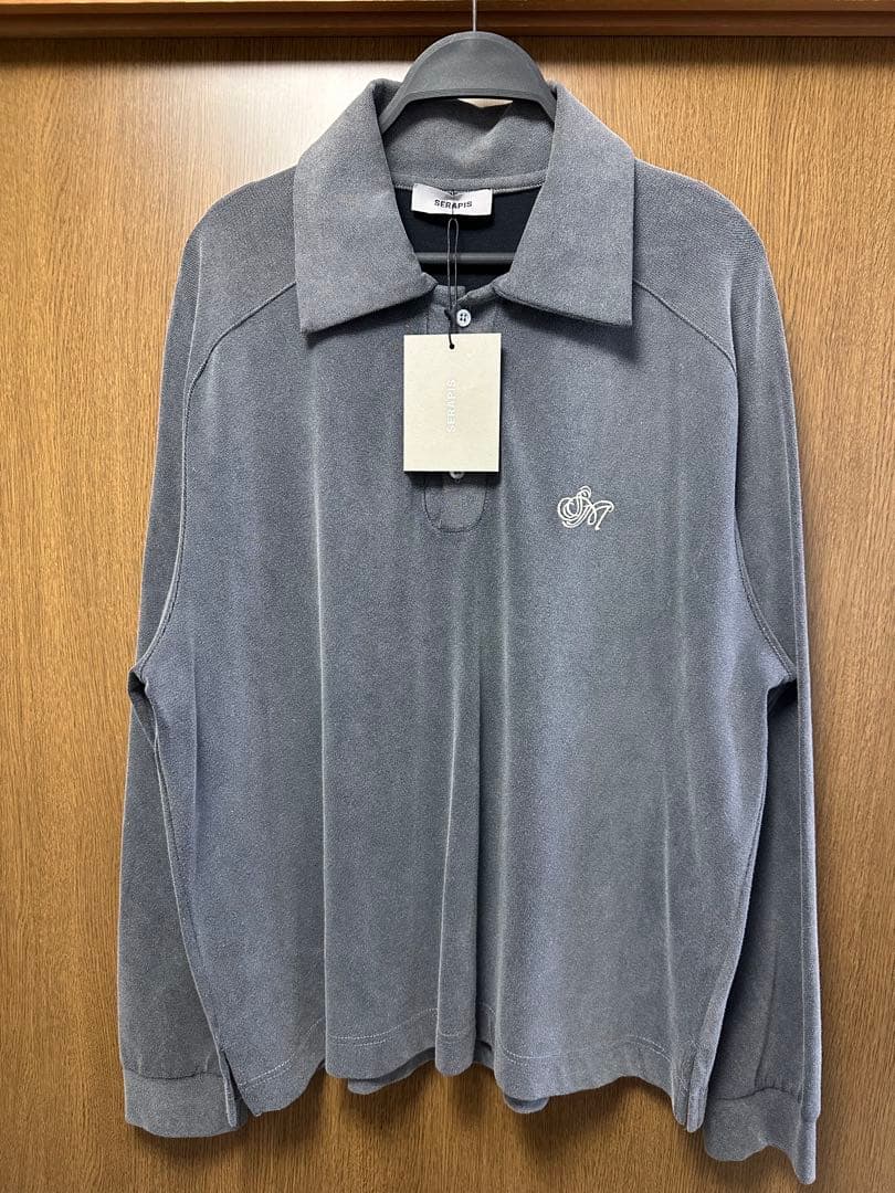 【SERAPIS】GREY DYED SAILOR POLO SHIRT 【SERAPIS】GREY DYED SAILOR POLO SHIRT