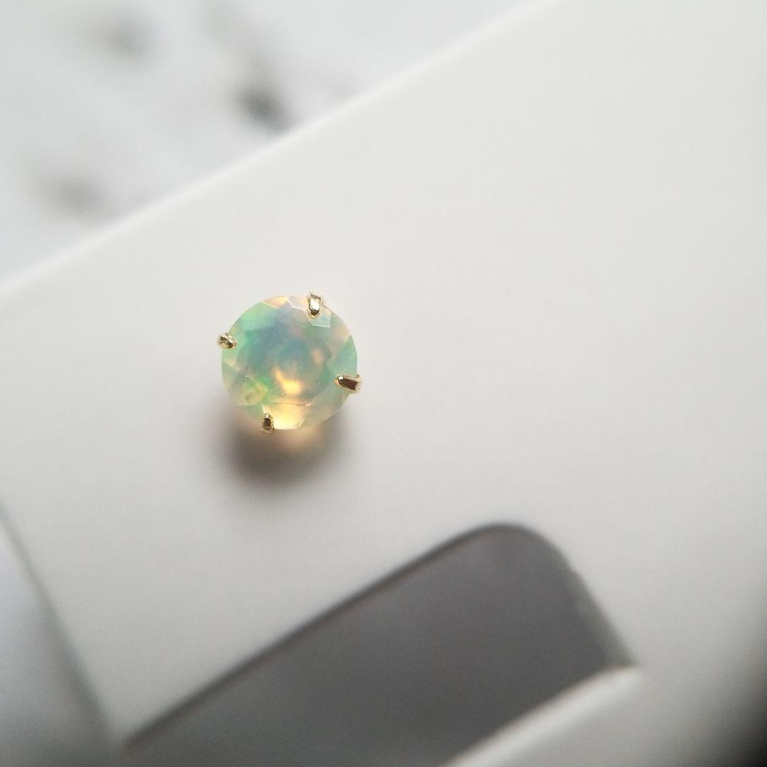 K18・エチオピアンオパール・ピアス