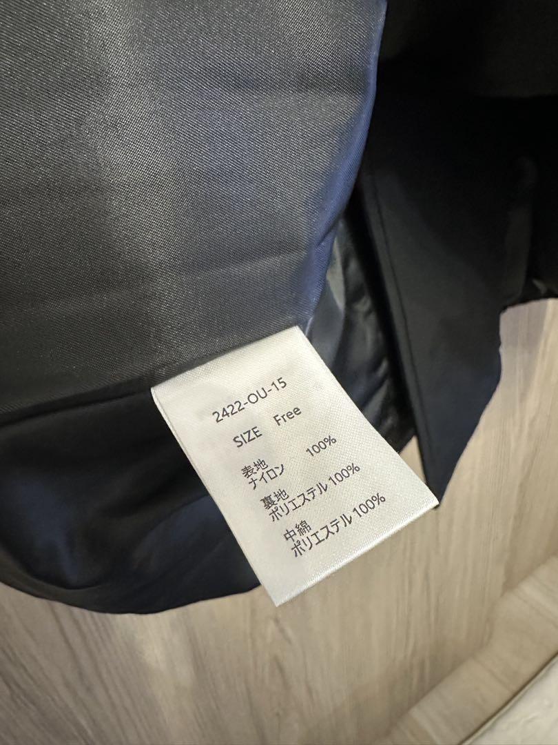 WILLFULLY 黒 キルティング ロングコート