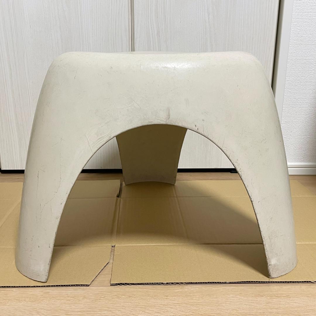 柳宗理 エレファントスツール ホワイト FRP製 2脚セット ビンテージ