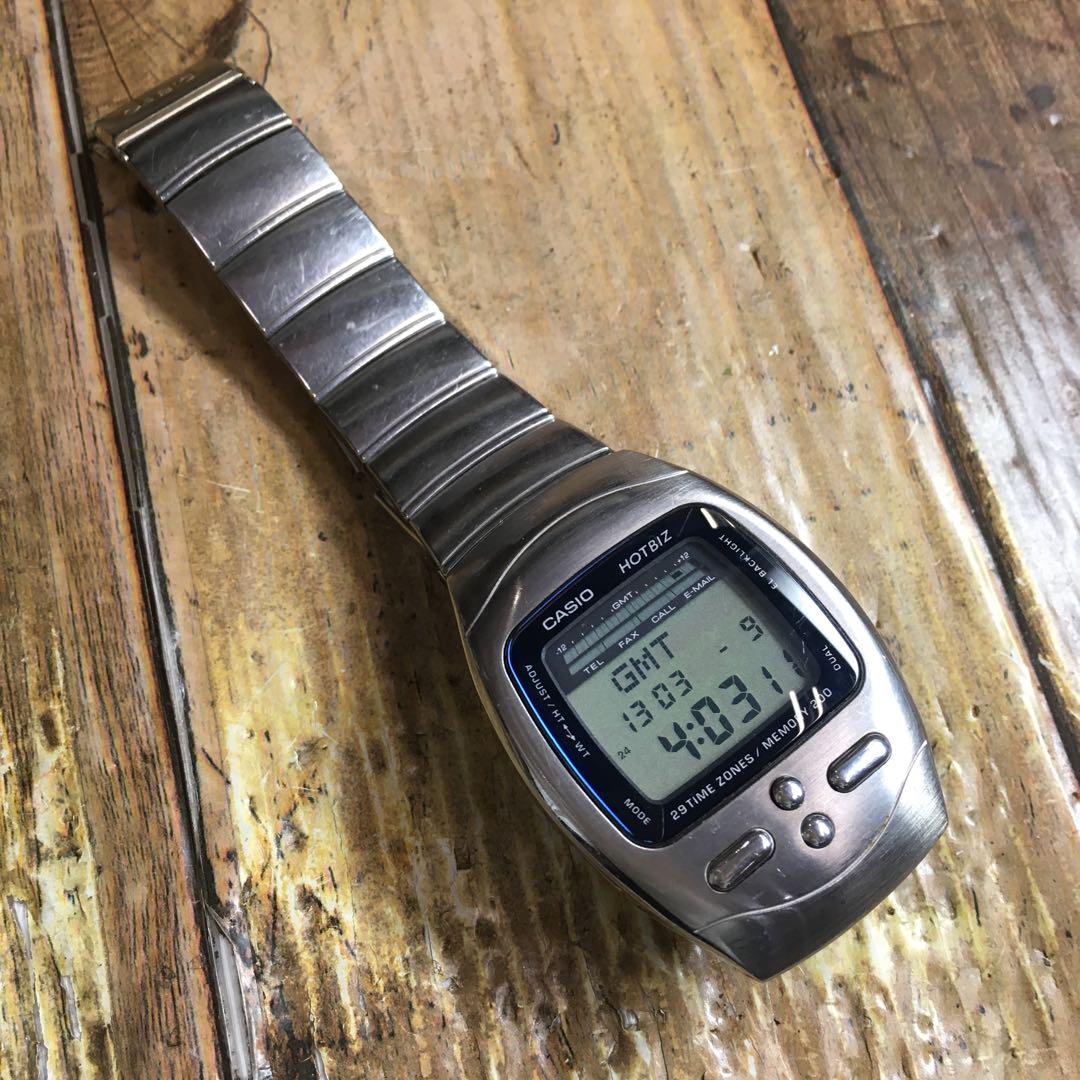 レア◇中古動品◇HBZ-110◆カシオ ホットビズ 十字キー オーバル◇シルバー