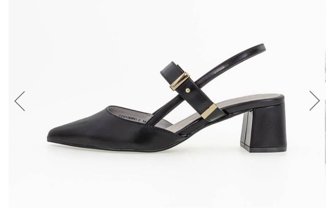 RANDA ランダ 新品 ゴールドパーツバックストラップパンプス