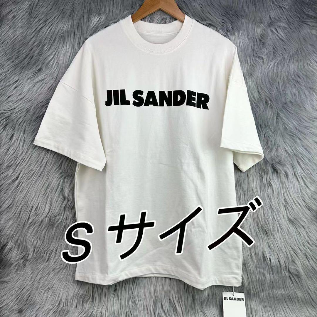 23SS【新品】JIL SANDER　ロゴ プリント コットン Tシャツ XL