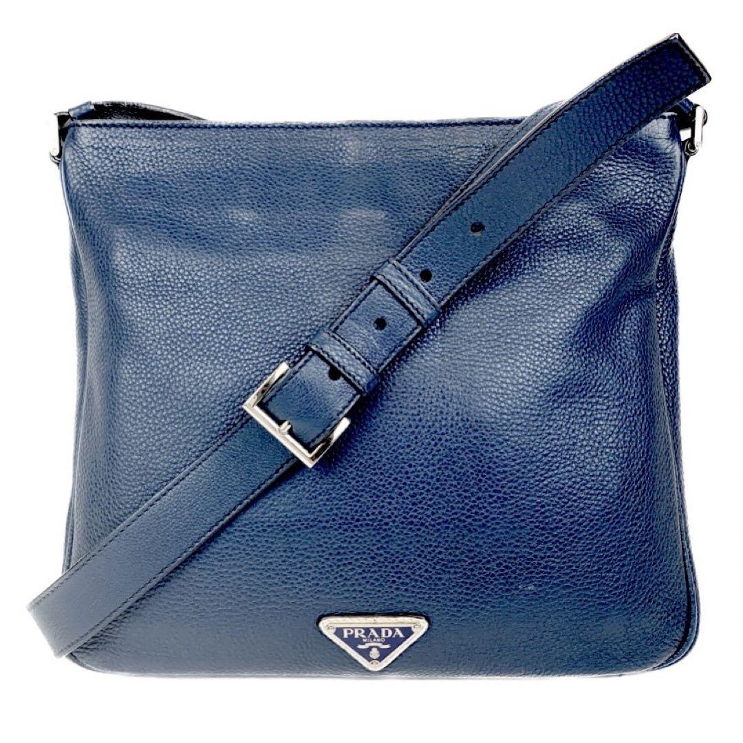 極美品✨ PRADA ヴィッテロダイノ ショルダーバッグ 三角ロゴ