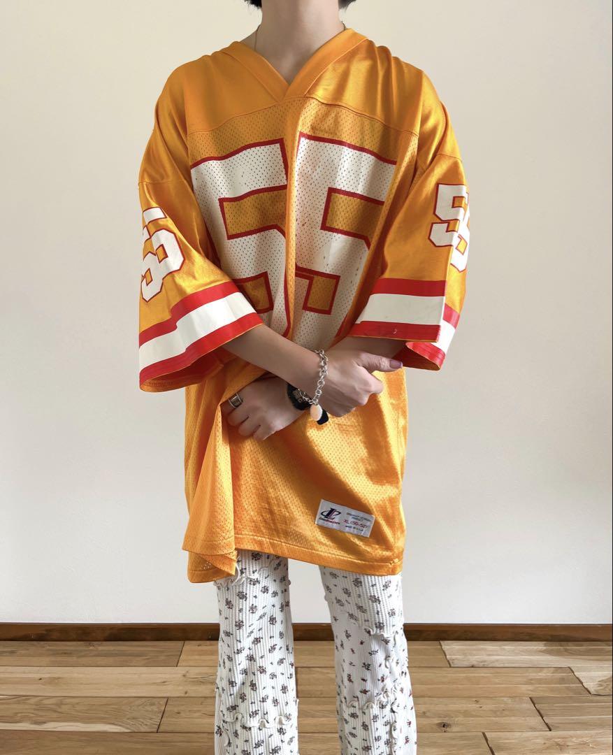 USA製 vintage mesh FOOTBALL numberingTee