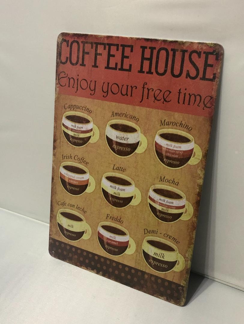 おしゃれな ブリキ看板 アメリカン 雑貨 コーヒー Coffee MENU - メルカリ おしゃれな ブリキ看板 アメリカン 雑貨 コーヒー Coffee MENU - メルカリ