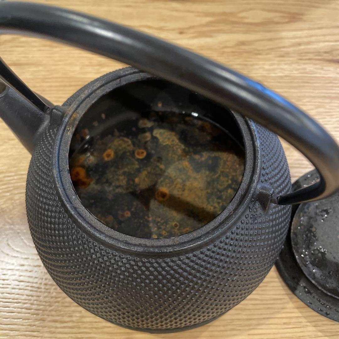 南部鉄器⭐︎岩鑄⭐︎釜敷付き鉄瓶⭐︎IH対応⭐︎箱入り
