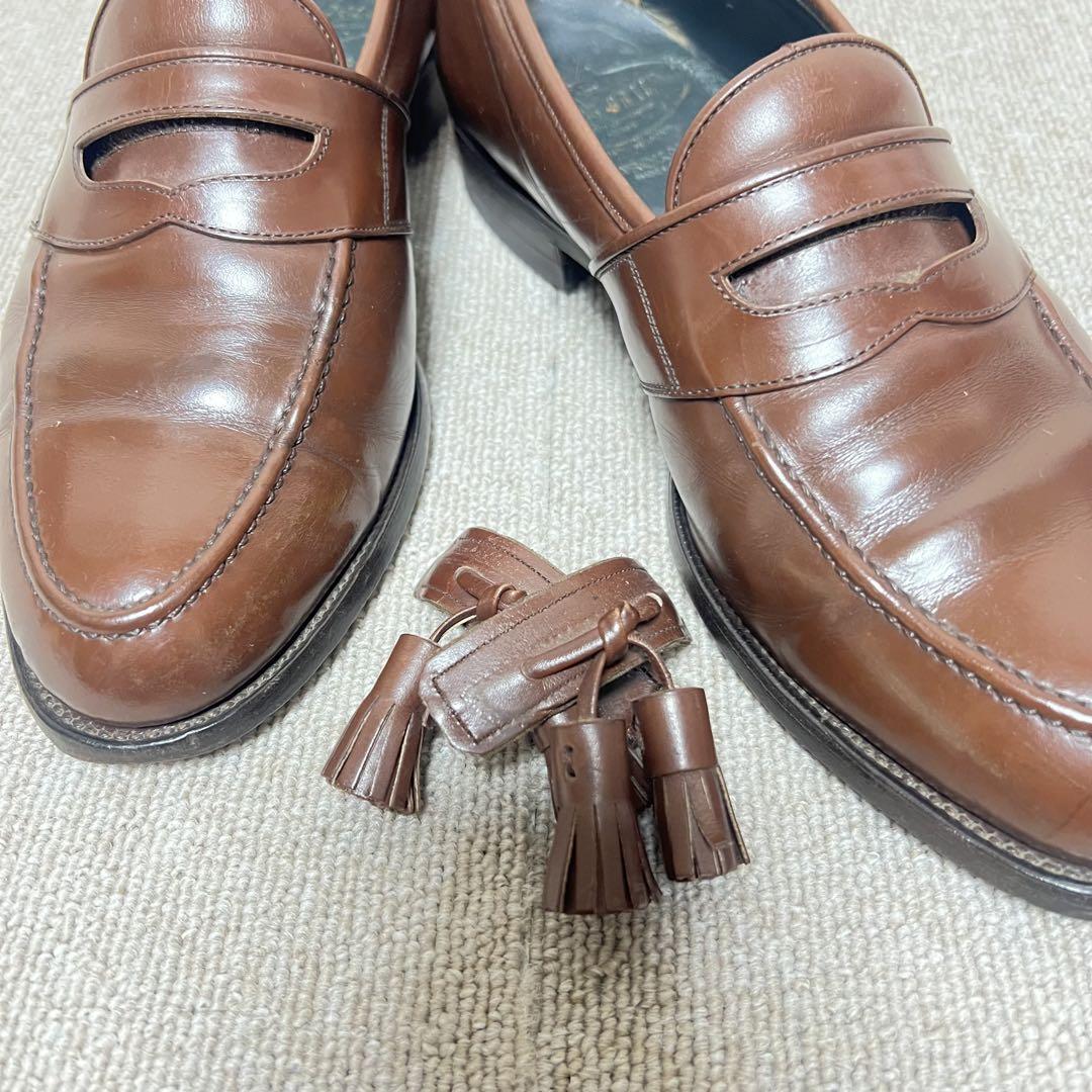 SCOTCHGRAIN スコッチグレイン タッセルローファー ブラウン 25.5