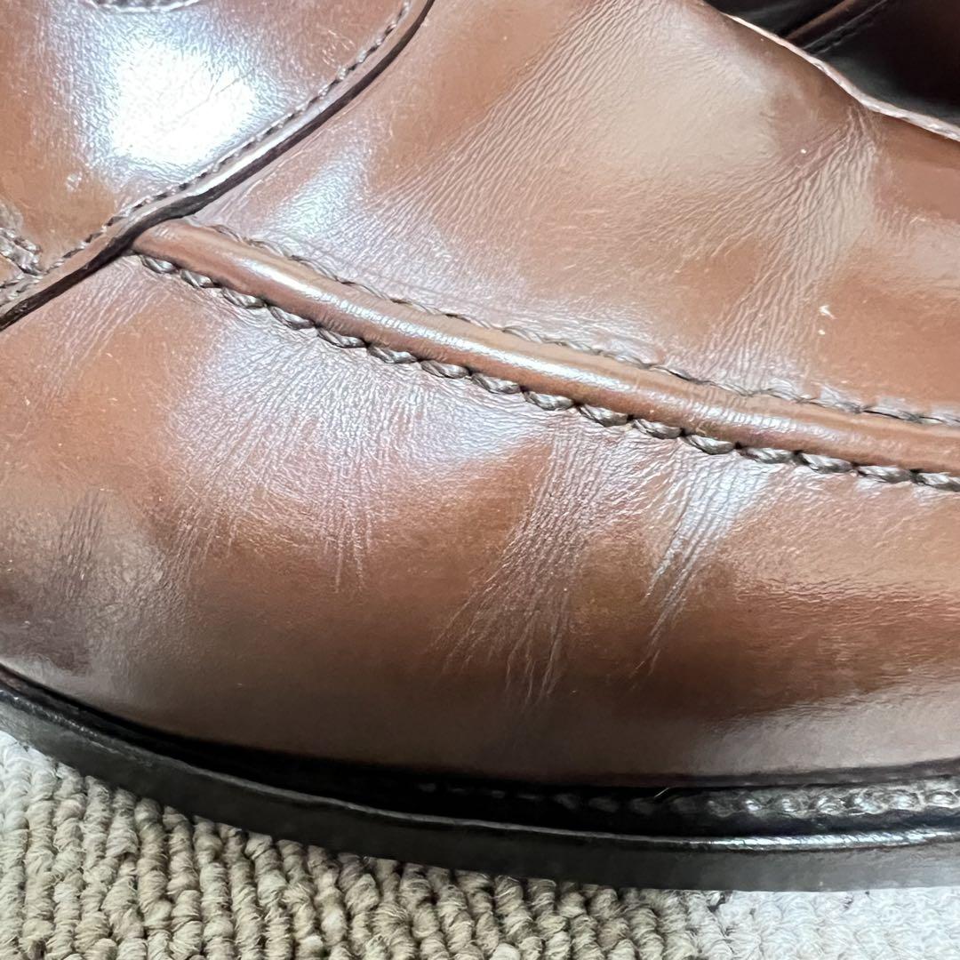 SCOTCHGRAIN スコッチグレイン タッセルローファー ブラウン 25.5