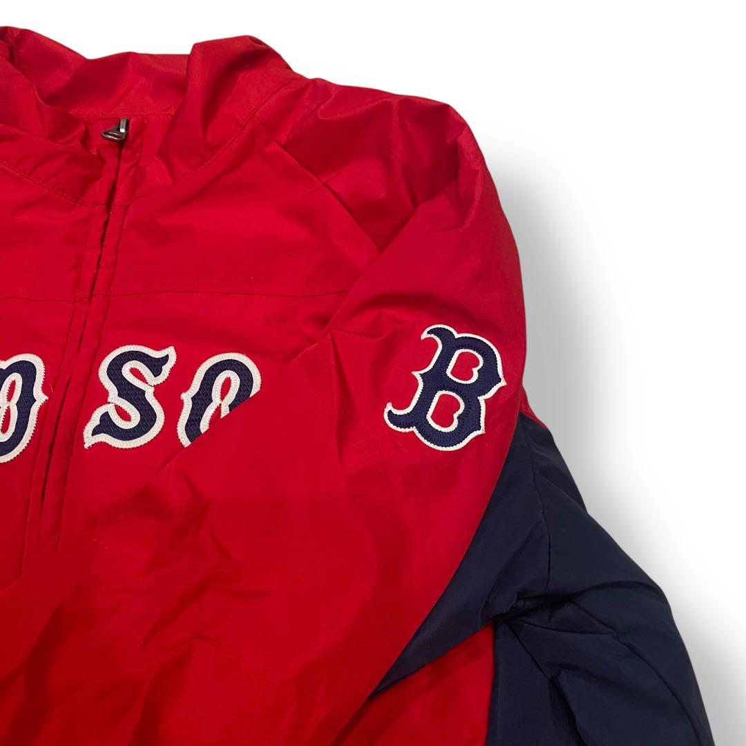 Majesutic MLB公式 RED SOX コーチナイロンジャケット L