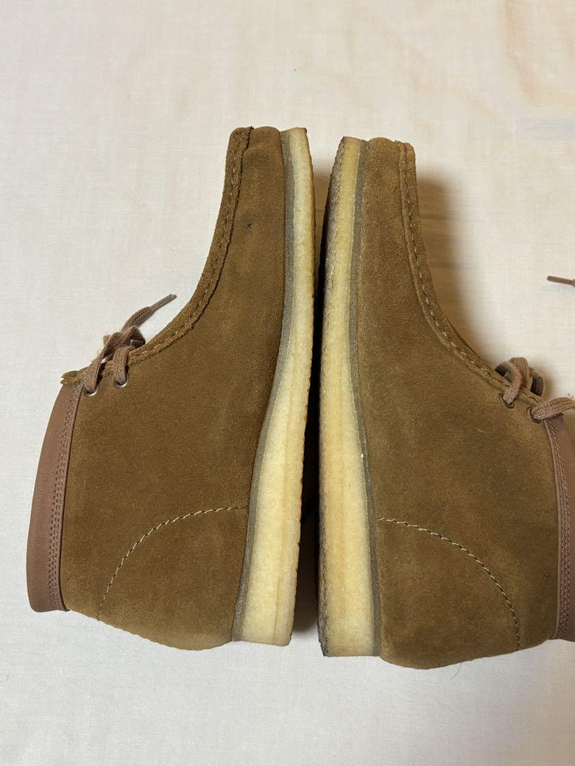 clarks クラークス カーハート ブラウン スエード ワラビー