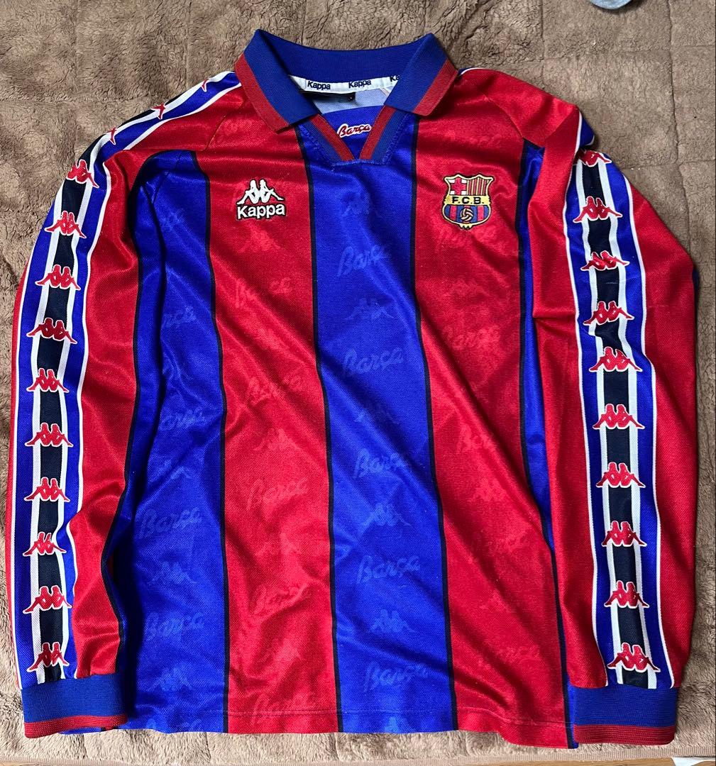 Kappa FC Barcelona 長袖シャツ 96 97 ホームL・Kappa