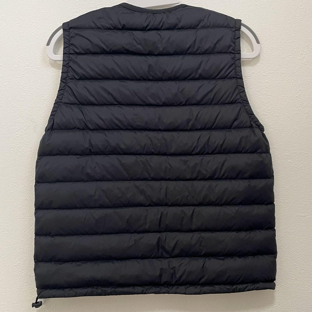 【danton】美品☆クルーネックインナーダウンベスト／サイズ：34（Ｓ）