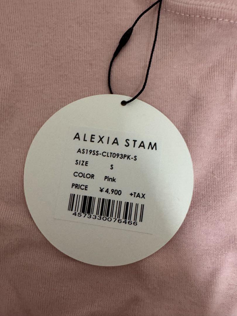 ALEXIA STAM ピンク 半袖Tシャツ S