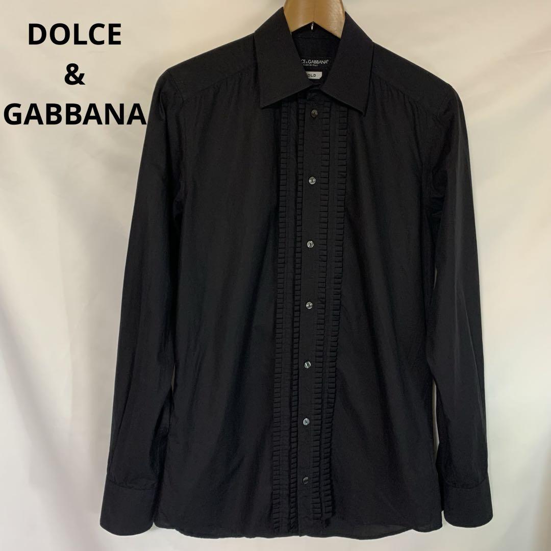 DOLCE &GABBANA ドルチェ＆ガッバーナ　ブラック　ドレスシャツ