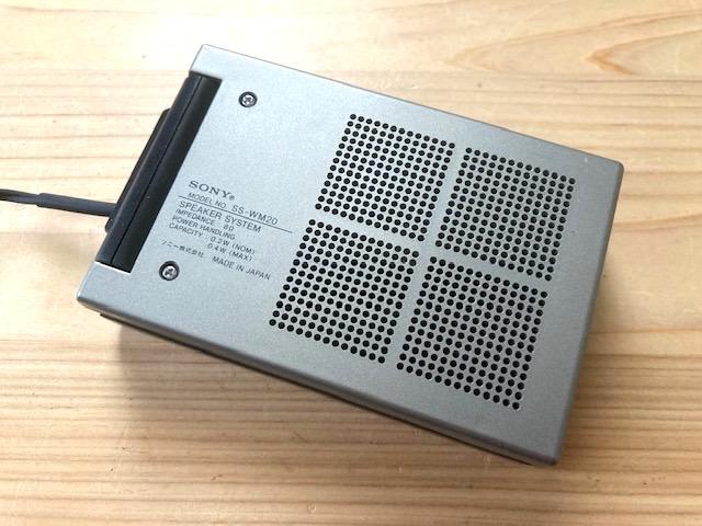 超希少美品 整備済完全動作品 折りたたみ式スピーカー SONY SS-WM20