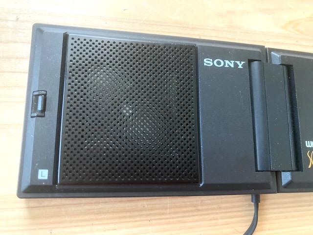超希少美品 整備済完全動作品 折りたたみ式スピーカー SONY SS-WM20