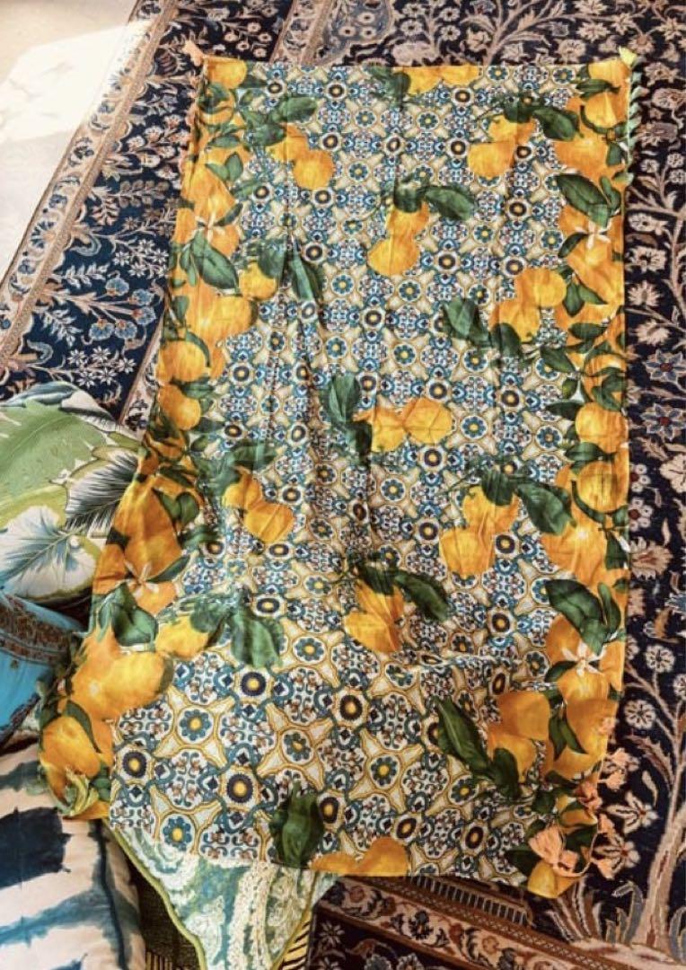 Antica Sartoria アンティカ サルトリア パレオ レモン タイル柄