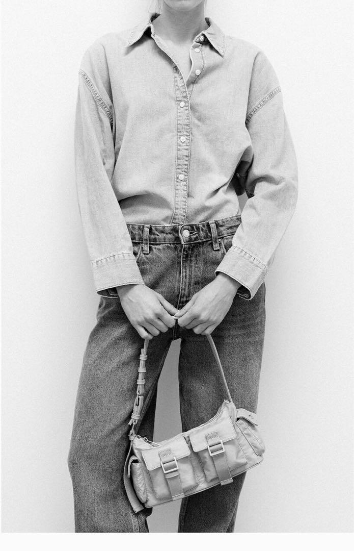 ZARA バッグ 新品未使用タグ付き ポケットショルダーバッグ