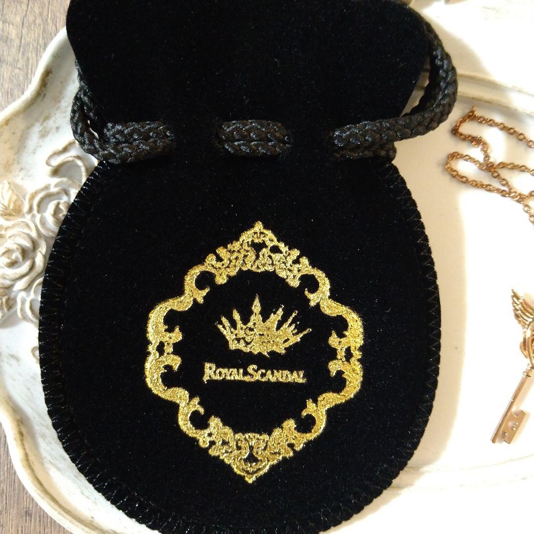 【美品/レア】 SCANDAL ロイスキャ ネックレス ピンクゴールド 未使用】Royal Scandal ハートのネックレス ロイスキャ