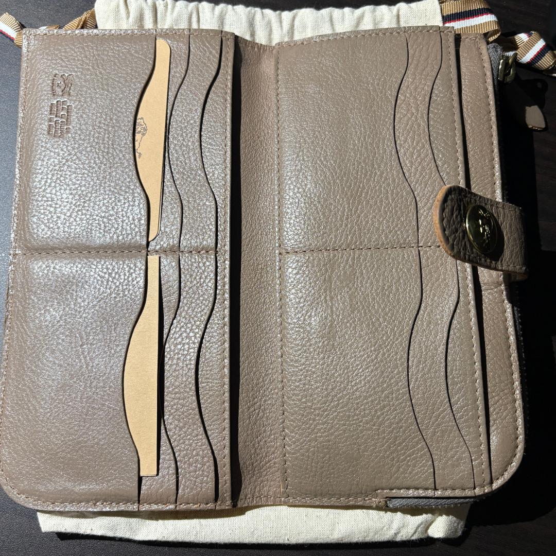 【新品未使用】イルビゾンテ 二つ折り 財布 グレー