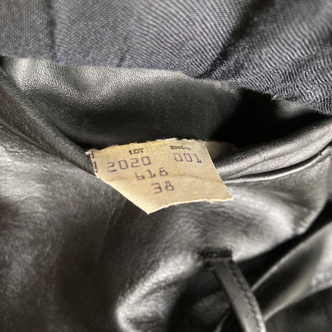 美品✨schott 618 レザージャケット　ダブルライダース　38 ブラック