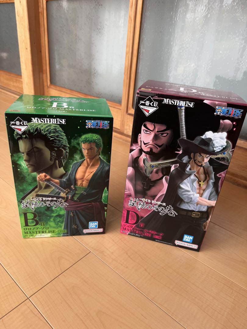 一番くじ ワンピース D賞　ミホーク　B賞　ゾロ