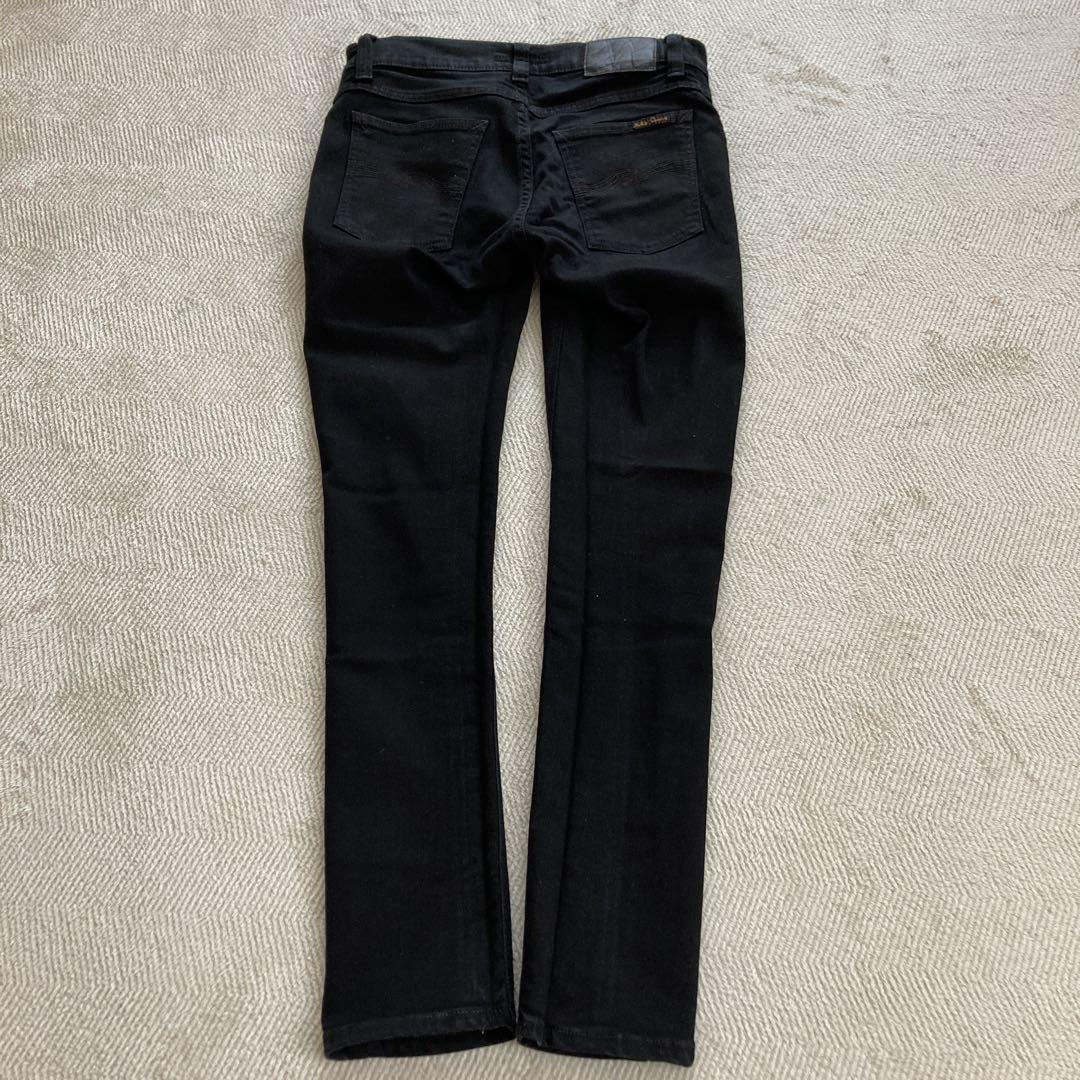 Nudie Jeans Co. ブラック スキニーデニム Nudie Jeans ヌーディージーンズ THIN FINN シンフィン スキニー