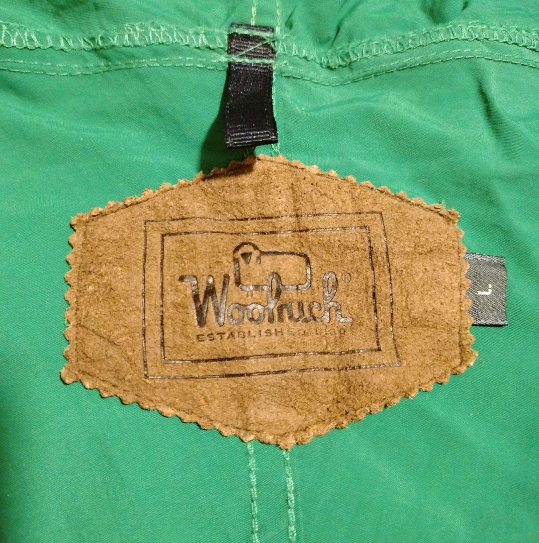 Woolrich ナイロンアノラックパーカー 90s ハーフジップ プルオーバー