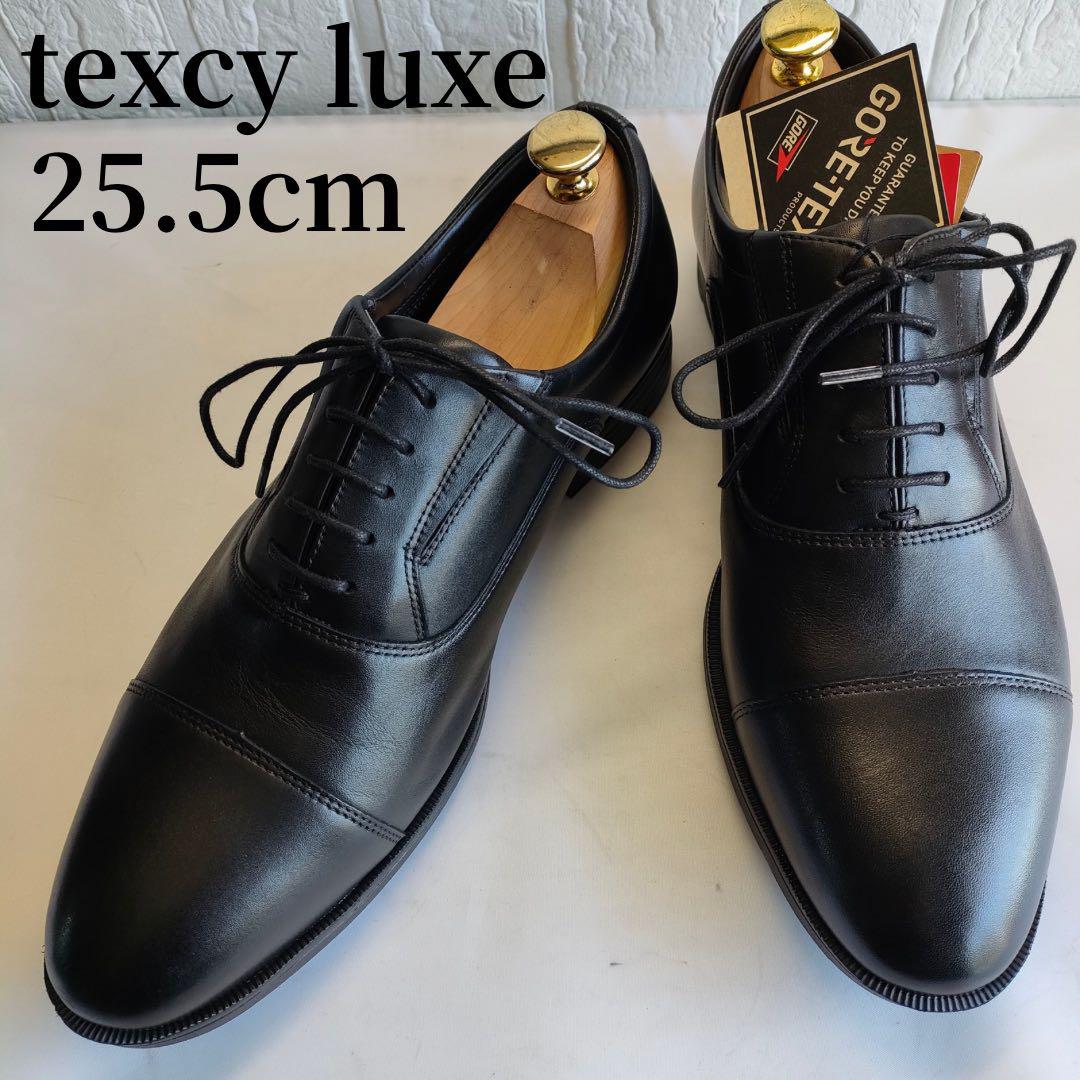 ☆ほぼ新品☆【テクシーリュクス】 ストレートチップ (25.5) ゴアテックス texcy luxe GORE-TEX | 雨にもムレにも負けない | ストレート