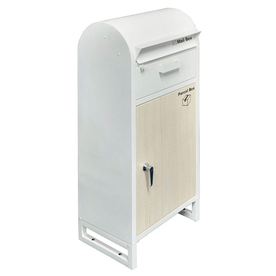 HOT在庫 宅配ポスト 2カラー 鍵付き 黑 cQTfl-m15471864252 宅配ボックス ポスト スタンドポスト 最新品人気