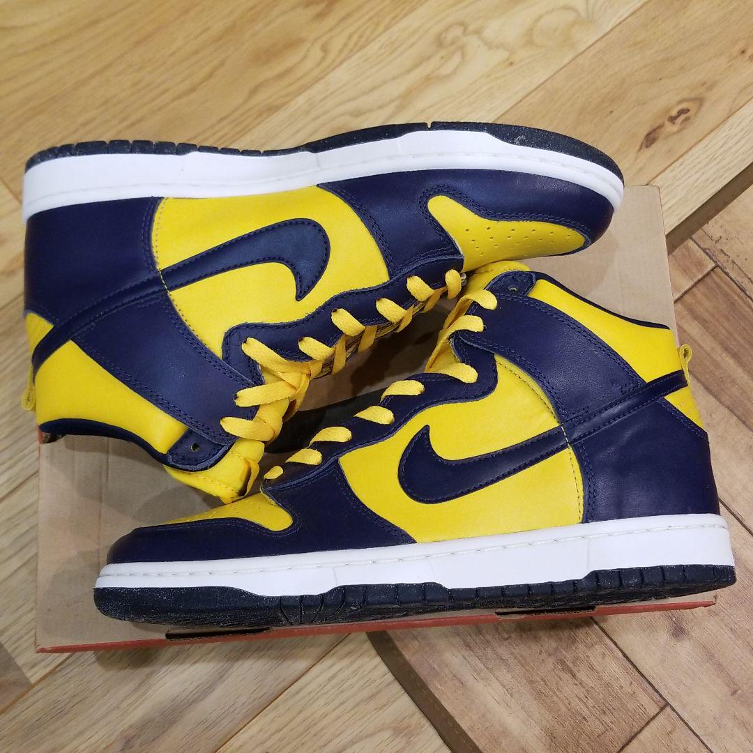 HOT新品 未使用 NIKE ダンクハイ ミシガン 28cm 98年製 OJsDV-m15472869017 在庫低価