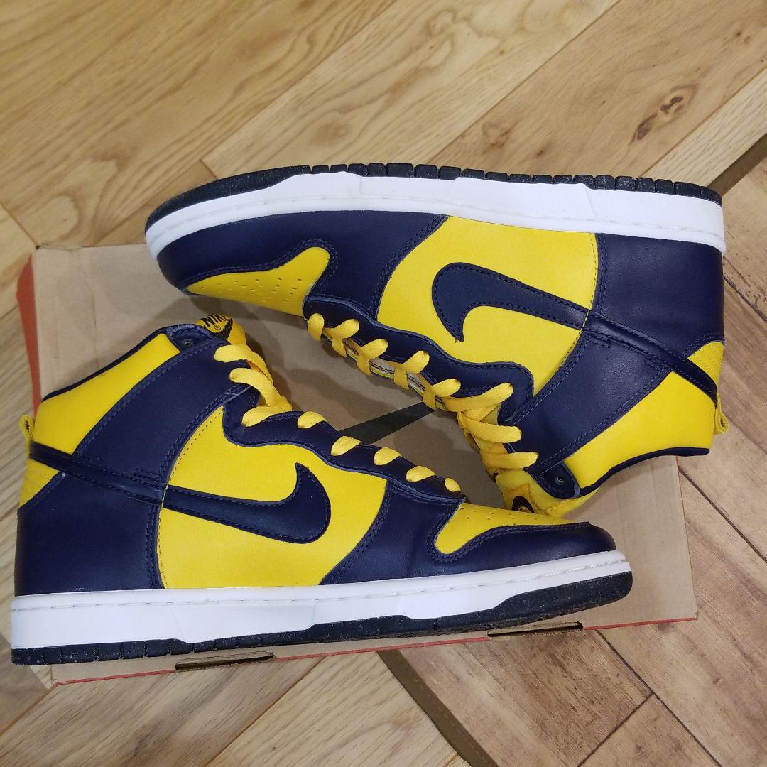 HOT新品 未使用 NIKE ダンクハイ ミシガン 28cm 98年製 OJsDV-m15472869017 在庫低価