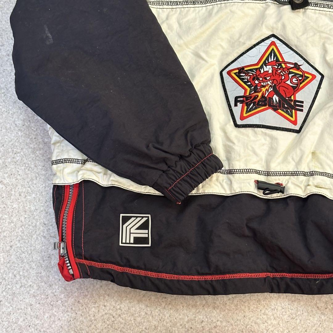 品多く 90年代 ファブリス ナイロン ハーフジップ アノラック スノーボード