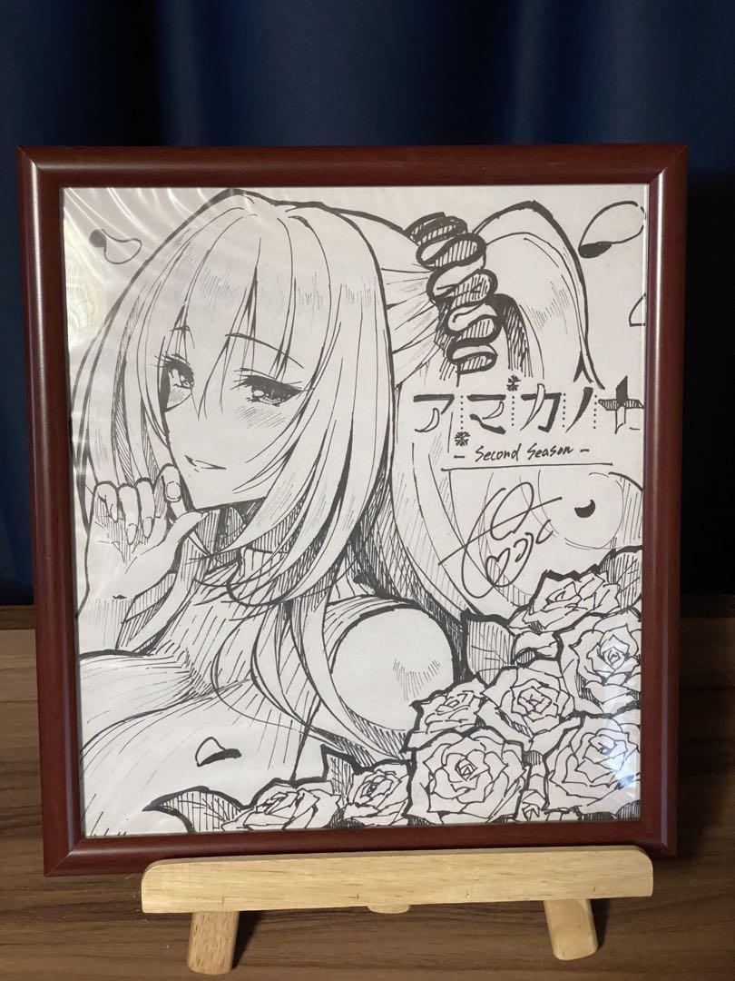 ピロ水先生描き下ろし 直筆サイン入り 複製原画